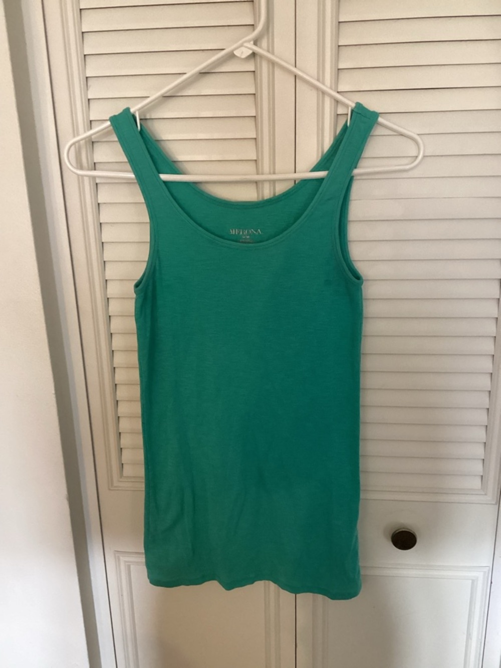 Merona Teal Scoop-Neck Tank Top